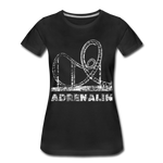 Frauen Premium T-Shirt - Adrenalin - Schwarz