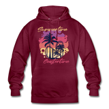 Unisex Hoodie - Summer Time Coaster Time - Bordeaux