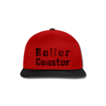 Snapback Cap - Rollercoaster - Rot/Schwarz