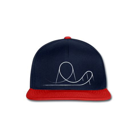 Snapback Cap - Launched Coaster - Navy/Rot