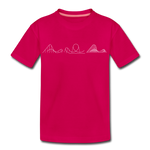 Teenager Premium T-Shirt - Coaster Set - dunkles Pink