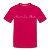 Teenager Premium T-Shirt - Coaster Set - dunkles Pink