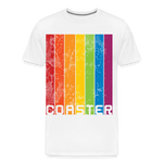 Männer Premium T-Shirt - Coaster Pride - weiß