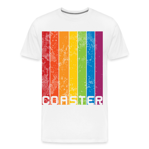 Männer Premium T-Shirt - Coaster Pride - weiß
