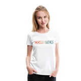 Frauen Premium T-Shirt - Coaster - weiß