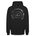 Unisex Hoodie - I love the halloween season - Schwarz