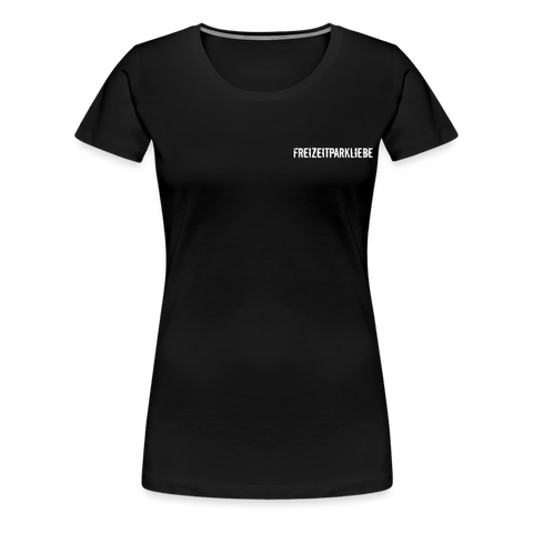 Frauen Premium T-Shirt - Freizeitparkliebe - Schwarz