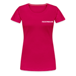 Frauen Premium T-Shirt - Freizeitparkliebe - dunkles Pink