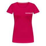 Frauen Premium T-Shirt - Freizeitparkliebe - dunkles Pink