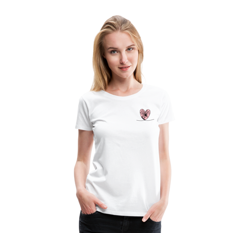 Frauen Premium T-Shirt - Coaster love halloween - weiß