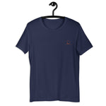 Unisex-T-Shirt mit Bruststick - Looping